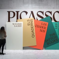 通过基于“增大化现实”技术a Estudio for Museu Picasso using Pangram Pangram's Migra