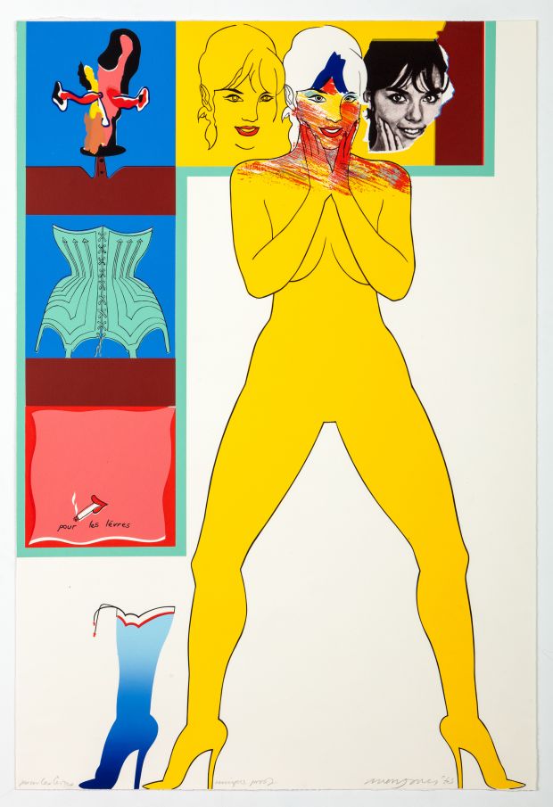 Allen Jones Pour les Levres, 1965平版版画76.5 x 59厘米，马尔堡美术