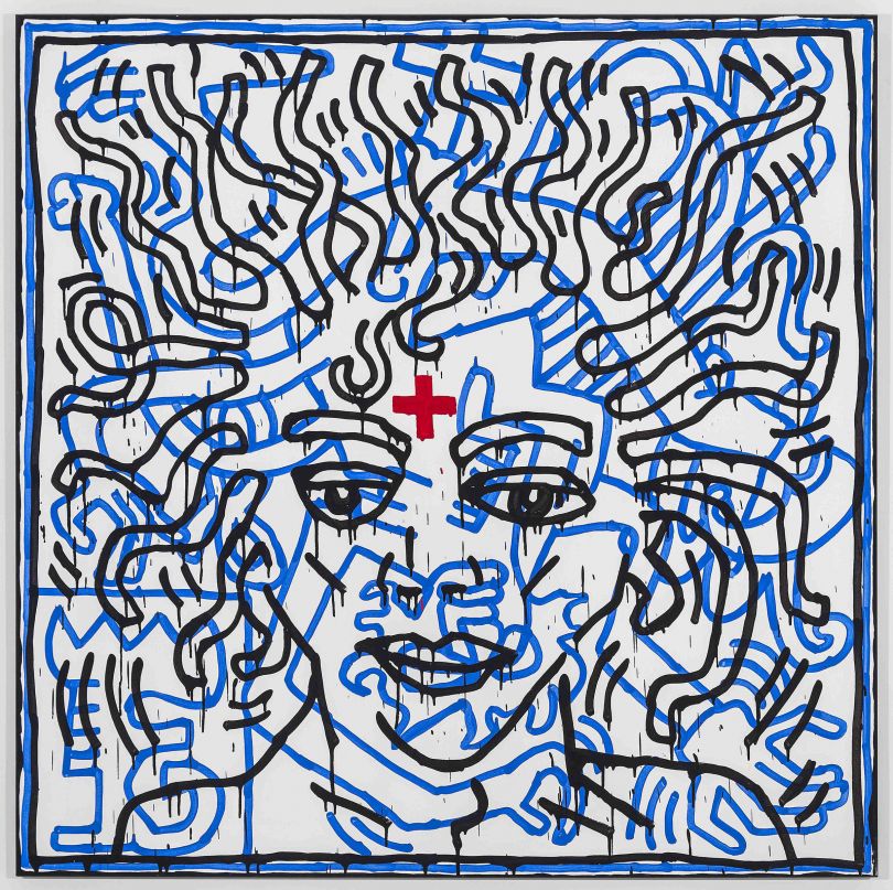 基思·哈林1984年命名。私人收藏©2018 Keith Haring基金会