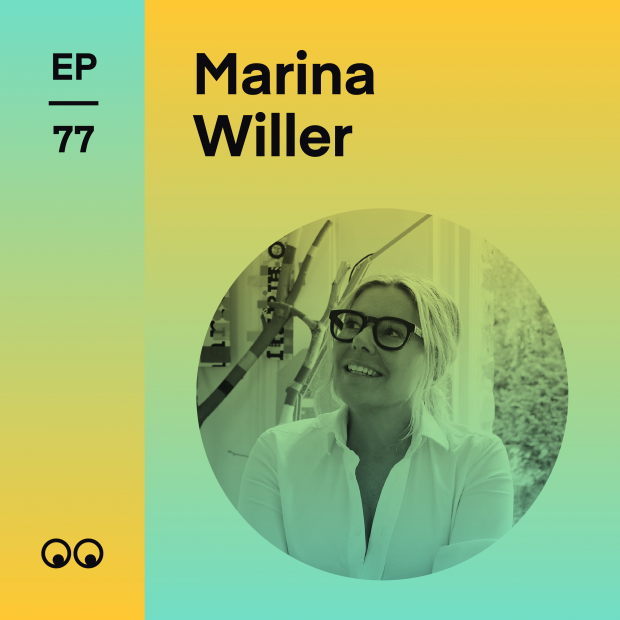 伟德国际app下载安卓创意繁荣播客第77集-玛丽娜·威勒谈在Pentagram的10年，回顾过去的快乐，意识到工作仍然可以让你感到惊讶